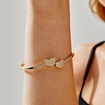 Load image into Gallery viewer, Miallo Simple New Shiny Zircon Bracelet For Women Creative Double Heart Love Bangles Women Jewelry Accessories BS-J5586G
