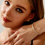 Load image into Gallery viewer, Miallo New Real Gold Plated Copper Zircon Bracelet Bangles for Wedding Bride Women Jewelry Fashion Accessories BS-J5574
