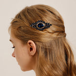 Load image into Gallery viewer, Miallo Luxury Fashion Handmade Wedding Party Hair Accessories Blue Color Crystal Bridal Hair Comb For Women And Girls HS-J7076GBLUE
