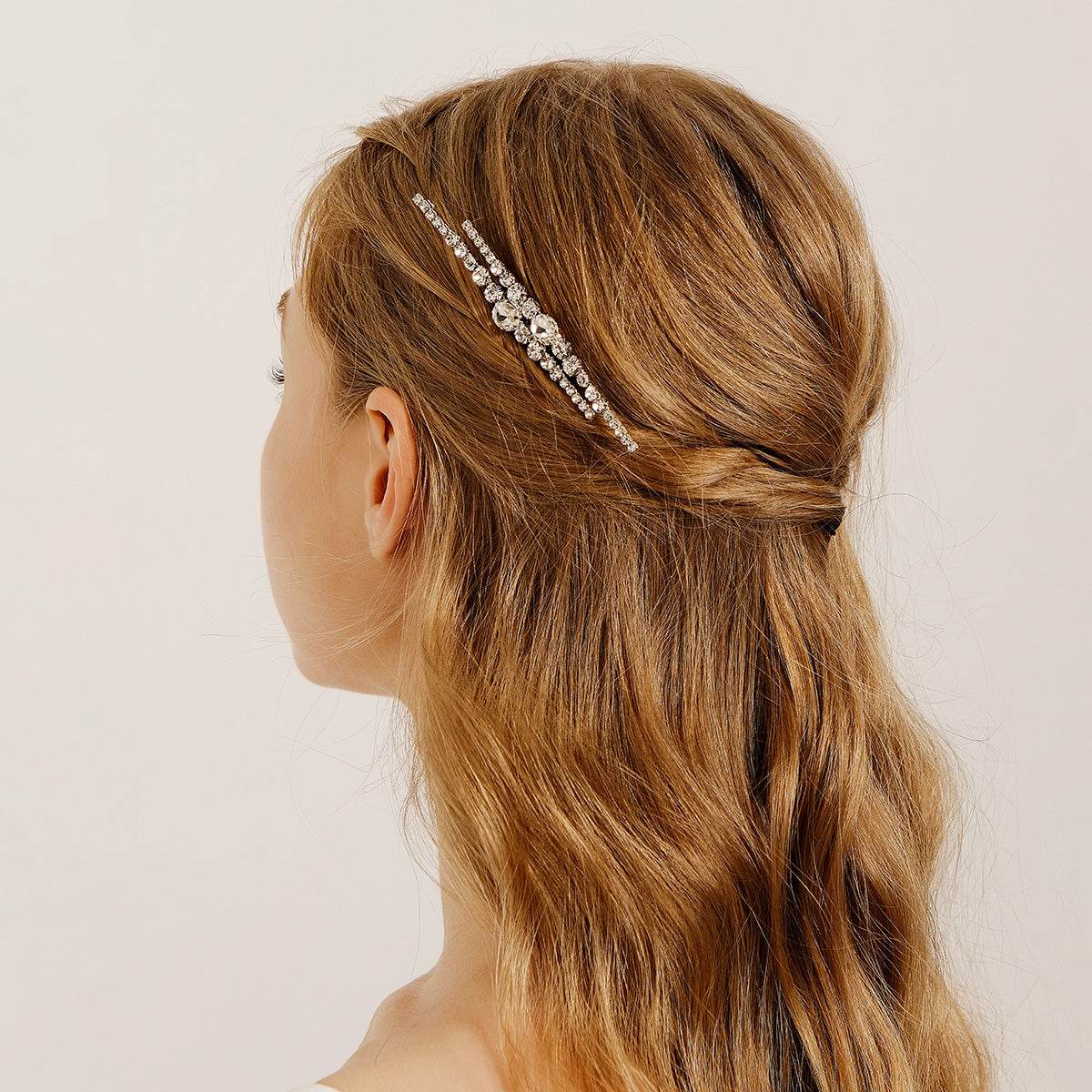 Miallo Exquisite Fashion Women Wedding Hair Accessories Rhinestone Elegant Fashion Hair Comb For Girls Birthday Gift HS-J7079S