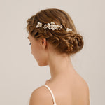 Load image into Gallery viewer, Miallo Vintage Handmade Knitting Pearl Hair Combs Wedding Accessories For Girls HS-J6903G
