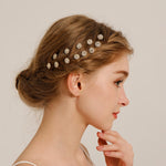 Load image into Gallery viewer, Miallo Exquisite Shiny Rhinestone Flower U Shaped Hairpins (12pcs/pack) Bridal Wedding Hair Accessories For Women and Girls HS-J3841
