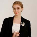 Load image into Gallery viewer, Miallo Delicate Luxury Pearl Brooch Bridal Wedding Fashion Accessories Daily Simple Women Jewelry BRS-J406G
