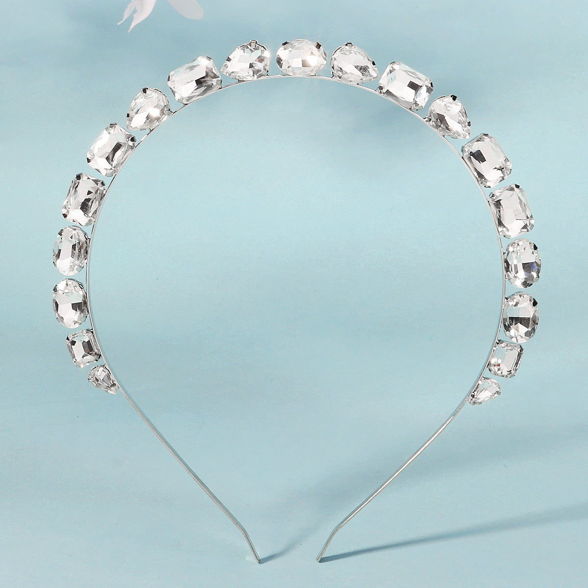 Miallo New Daily Women Jewelry Handmade Multi-Color Rhinestone Hair Accessories Fashion Simple Alloy Hair Bnad for Girls TS-J3325