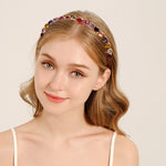 Load image into Gallery viewer, Miallo New Daily Women Jewelry Handmade Multi-Color Rhinestone Hair Accessories Fashion Simple Alloy Hair Bnad for Girls TS-J3325
