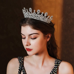 Miallo Princess Tiaras Fashion bridal crown headdress alloy rhinestone wedding hair accessories TS-J3176