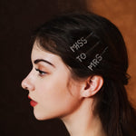 Load image into Gallery viewer, Miallo Exquisite Bling Crystal Hair Clip (3 pcs/pack) Letter Hair Accessories Elegant Bride Wedding Rhinestone Hair Jewelry HS-J6275
