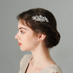Load image into Gallery viewer, Miallo Vintage Elegant Rhinestone Flower Hair Side Comb Fashion Bridal Wedding Hair Accessories for Girl HS-J4272
