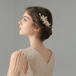 Load image into Gallery viewer, Miallo Exquisite Resin Flower Double Hair Comb Luxury Women Hair Accessories HS-J6818G
