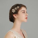 Load image into Gallery viewer, Miallo Exquisite Rhinestone Metal Flower Hair Pins Jewelry Wedding Bride Hair Accessories (3 pcs/pack) HS-J6151

