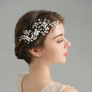 Miallo Simple Pearl Hair Pins (3 pcs/pack) Bridal Wedding Sets Party Hair Accessory Wedding Flower Rhinestone Hair Pins HS-J4475