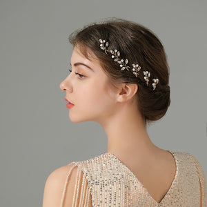 Miallo Simple Fashion Rhinestone Hairpins (6 pcs/pack) Bride Wedding Hairpiece Shiny Handmade Crystal Hair Accessories HS-J6313