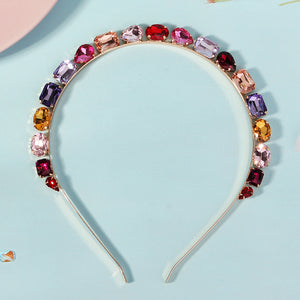 Miallo New Daily Women Jewelry Handmade Multi-Color Rhinestone Hair Accessories Fashion Simple Alloy Hair Bnad for Girls TS-J3325