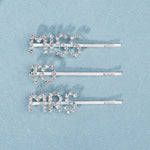 Load image into Gallery viewer, Miallo Exquisite Bling Crystal Hair Clip (3 pcs/pack) Letter Hair Accessories Elegant Bride Wedding Rhinestone Hair Jewelry HS-J6275
