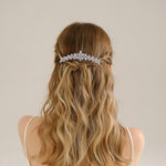 Load image into Gallery viewer, Miallo Silver Zircon Wedding Side Hair Combs Fashion Flower Hair Accessories for Bridal HS-J6664S
