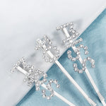 Load image into Gallery viewer, Miallo Exquisite Bling Crystal Hair Clip (3 pcs/pack) Letter Hair Accessories Elegant Bride Wedding Rhinestone Hair Jewelry HS-J6275
