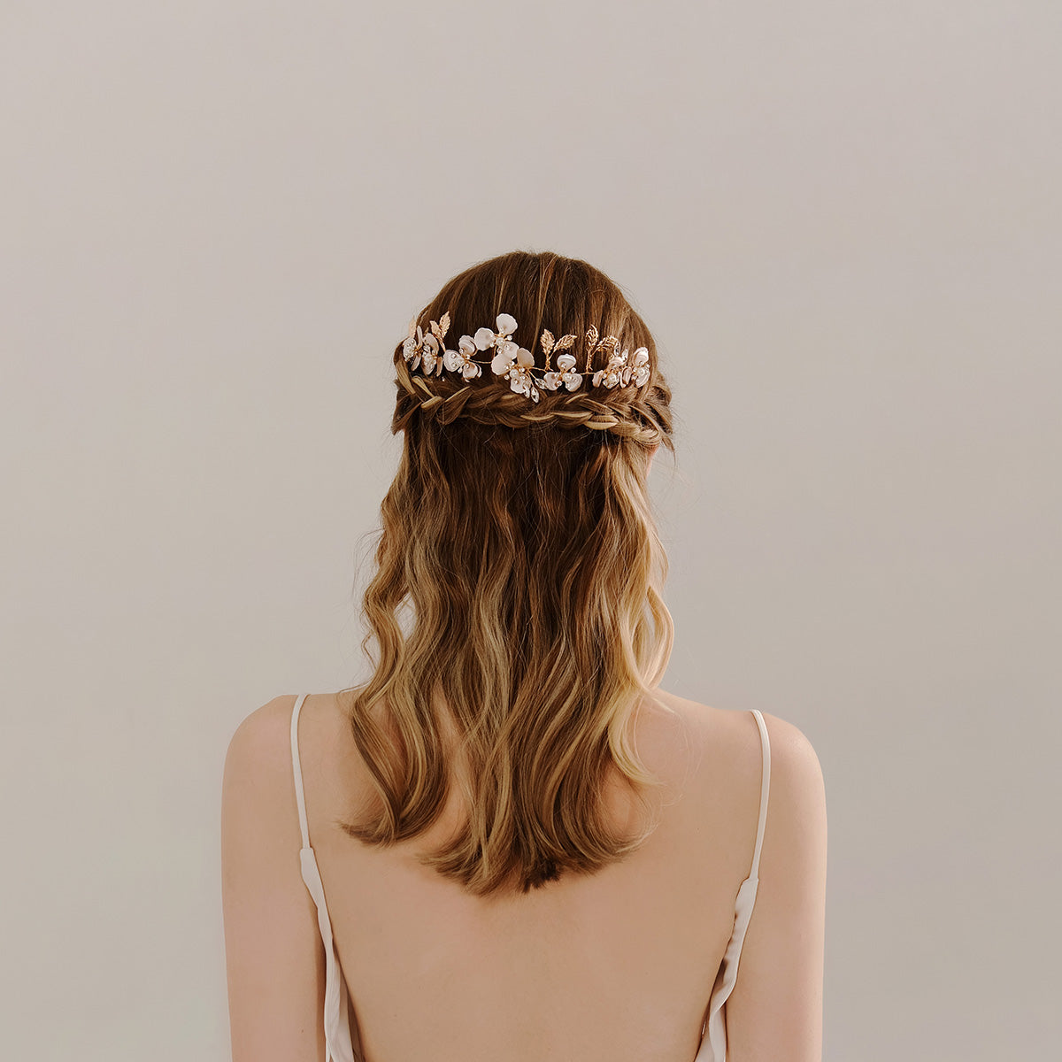 Miallo Luxury Pearl Double Hair Comb Women Metal Gold Leaf Rhinestone Wedding Bridal Hair Headpiece HS-J6311