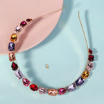 Load image into Gallery viewer, Miallo New Daily Women Jewelry Handmade Multi-Color Rhinestone Hair Accessories Fashion Simple Alloy Hair Bnad for Girls TS-J3325
