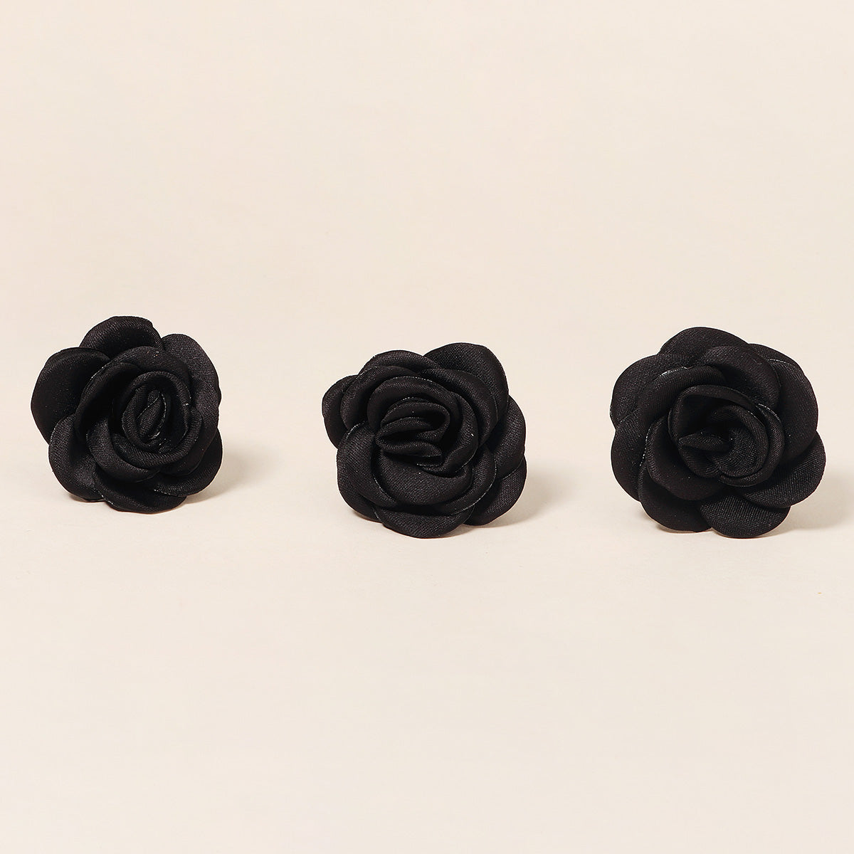 Miallo Exquisite Creative Handmade Fabric Rose Flower Hairpins (3 pcs/pack) Fashion Wedding Hair Accessories Jewelry for Brides HS-J6420&nbsp;