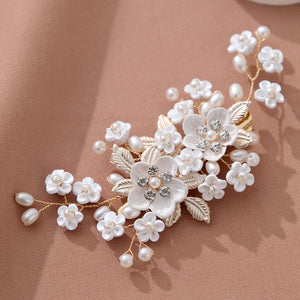 Miallo Delicate Handmade Trendy Pearls Flower Bridal Hair Comb New Arrival Hair Wedding Hair Accessories &nbsp;Women Jewelry HS-J7070G