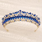 Load image into Gallery viewer, Miallo New Bridal Jewelry Exquisite Handmade Crystal Beaded Wedding Crown For Queen Dress Accessories Tiaras Prom Pageant in Christmas TS-J3208
