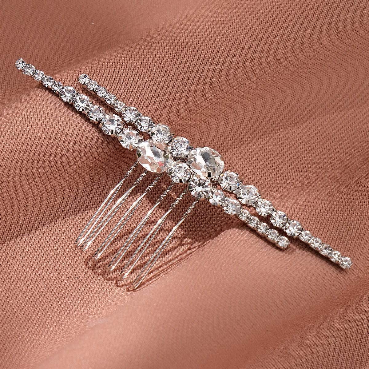 Miallo Exquisite Fashion Women Wedding Hair Accessories Rhinestone Elegant Fashion Hair Comb For Girls Birthday Gift HS-J7079S