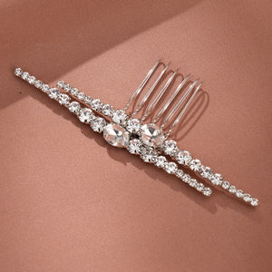 Miallo Exquisite Fashion Women Wedding Hair Accessories Rhinestone Elegant Fashion Hair Comb For Girls Birthday Gift HS-J7079S