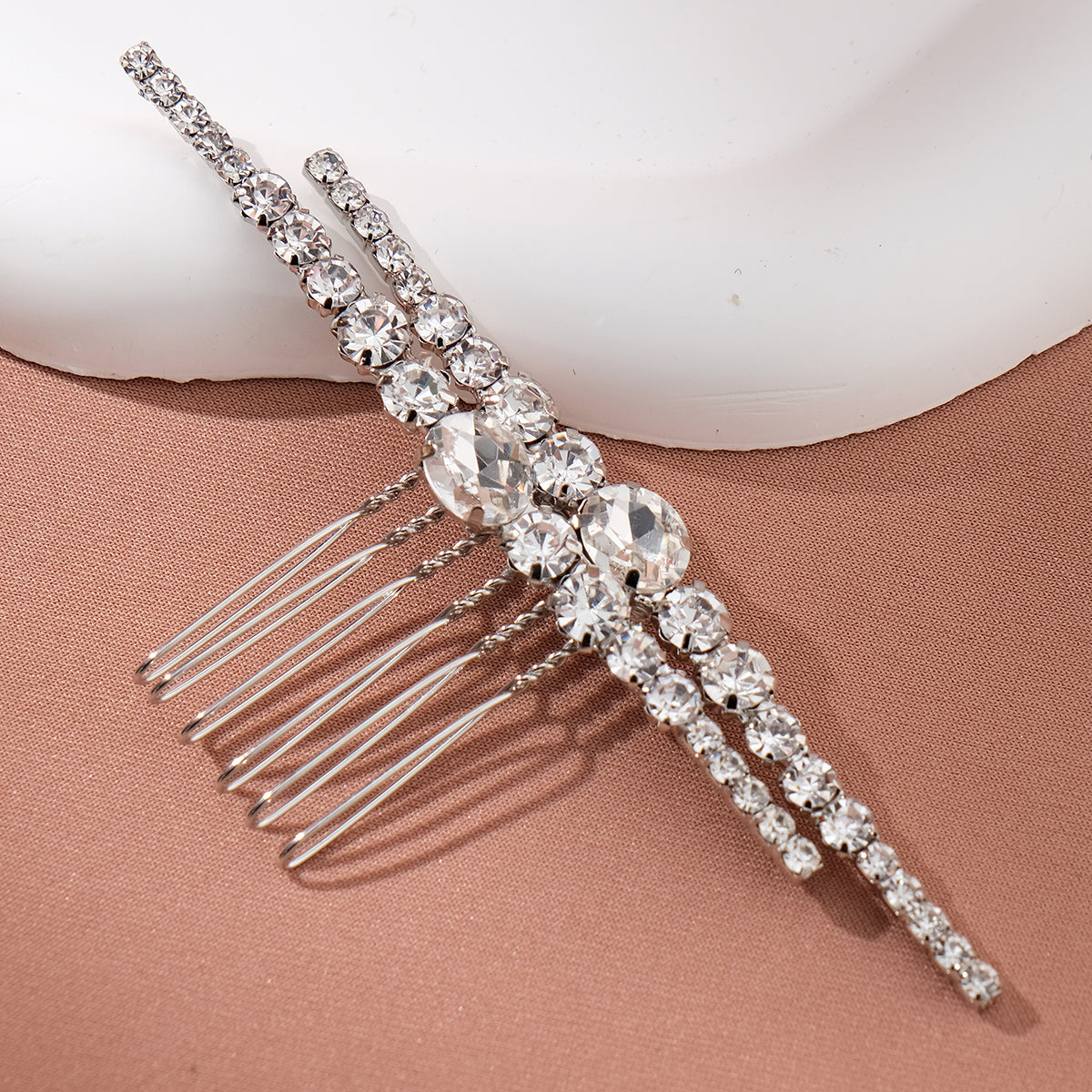 Miallo Exquisite Fashion Women Wedding Hair Accessories Rhinestone Elegant Fashion Hair Comb For Girls Birthday Gift HS-J7079S
