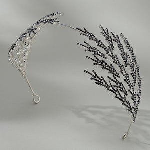 Miallo Exquisite Fashion Claw Chain Hairband Rhinestone Crystal Hairhoop Wedding Bridal Hair Accessories TS-J3127