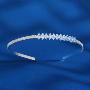 Miallo Simple Shiny Cubic Zirconia hairband Fashion Daily alloy Hair Accessories For Women And Girl TS-J3167S