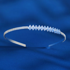 Miallo Simple Shiny Cubic Zirconia hairband Fashion Daily alloy Hair Accessories For Women And Girl TS-J3167S
