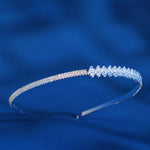 Load image into Gallery viewer, Miallo Simple Shiny Cubic Zirconia hairband Fashion Daily alloy Hair Accessories For Women And Girl TS-J3167S
