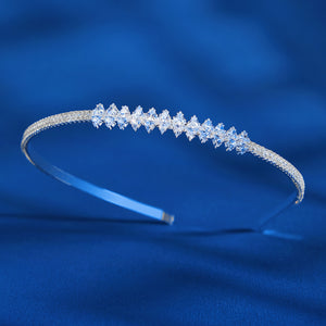 Miallo Simple Shiny Cubic Zirconia hairband Fashion Daily alloy Hair Accessories For Women And Girl TS-J3167S