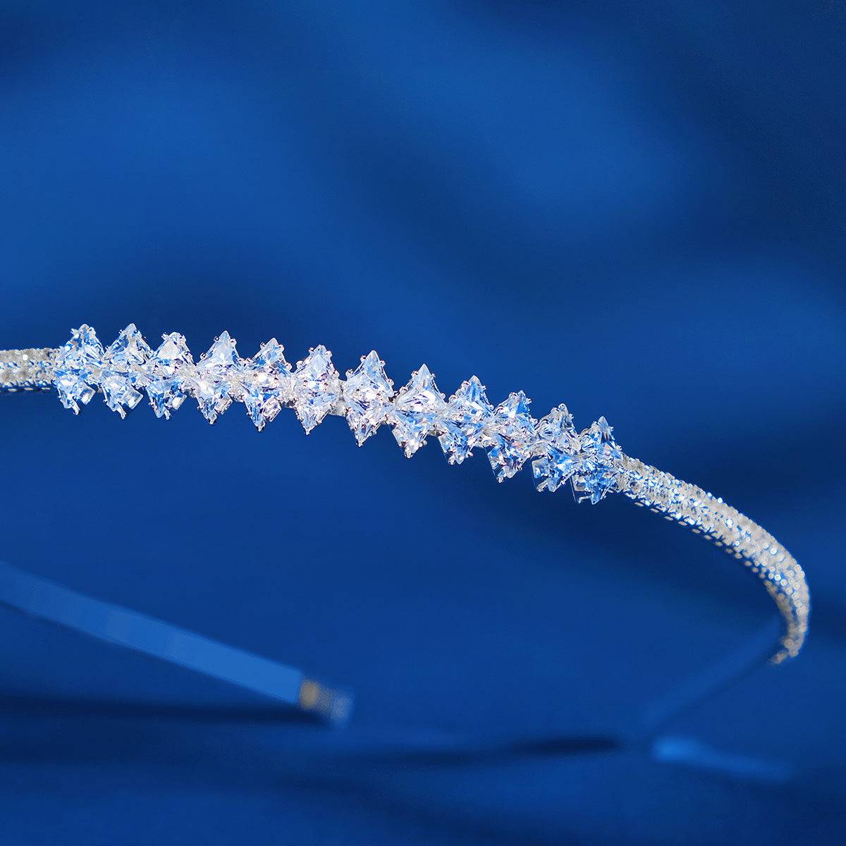 Miallo Simple Shiny Cubic Zirconia hairband Fashion Daily alloy Hair Accessories For Women And Girl TS-J3167S