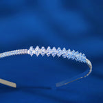 Load image into Gallery viewer, Miallo Simple Shiny Cubic Zirconia hairband Fashion Daily alloy Hair Accessories For Women And Girl TS-J3167S
