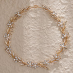 Load image into Gallery viewer, Miallo Elegant Pearl Rhinestone Leaf Hair Band Bridal Fashion Flower Hair Accessories For Girls Birthday Gift HS-J4694
