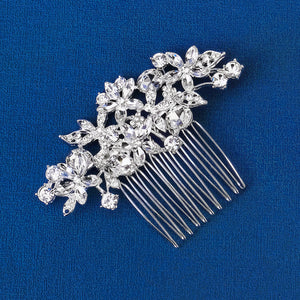 Miallo Vintage Elegant Rhinestone Flower Hair Side Comb Fashion Bridal Wedding Hair Accessories for Girl HS-J4272