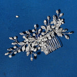 Load image into Gallery viewer, Miallo High Quality Handmade Metal Leaf side Hair comb &nbsp;Crystal pearl Headpieces Bridal Wedding hair Accessories HS-J6203
