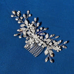 Load image into Gallery viewer, Miallo High Quality Handmade Metal Leaf side Hair comb &nbsp;Crystal pearl Headpieces Bridal Wedding hair Accessories HS-J6203
