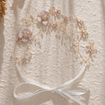 Load image into Gallery viewer, Miallo Gold Flowers Handmade Headpieces Wedding Hair Jewelry Princess Crown Hair Vine Headband for Women HS-J5009
