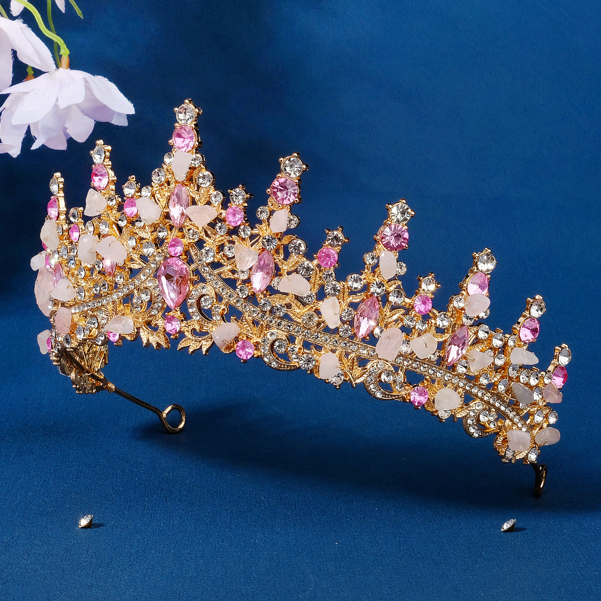 Miallo New Bridal Jewelry Gorgeous Handmade Crystal Beaded Delicate Hair Accessories For Bride TS-J3204