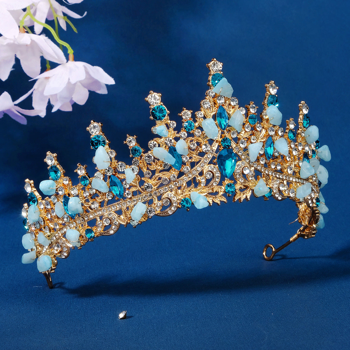 Miallo New Bridal Jewelry Gorgeous Handmade Crystal Beaded Delicate Hair Accessories For Bride TS-J3204
