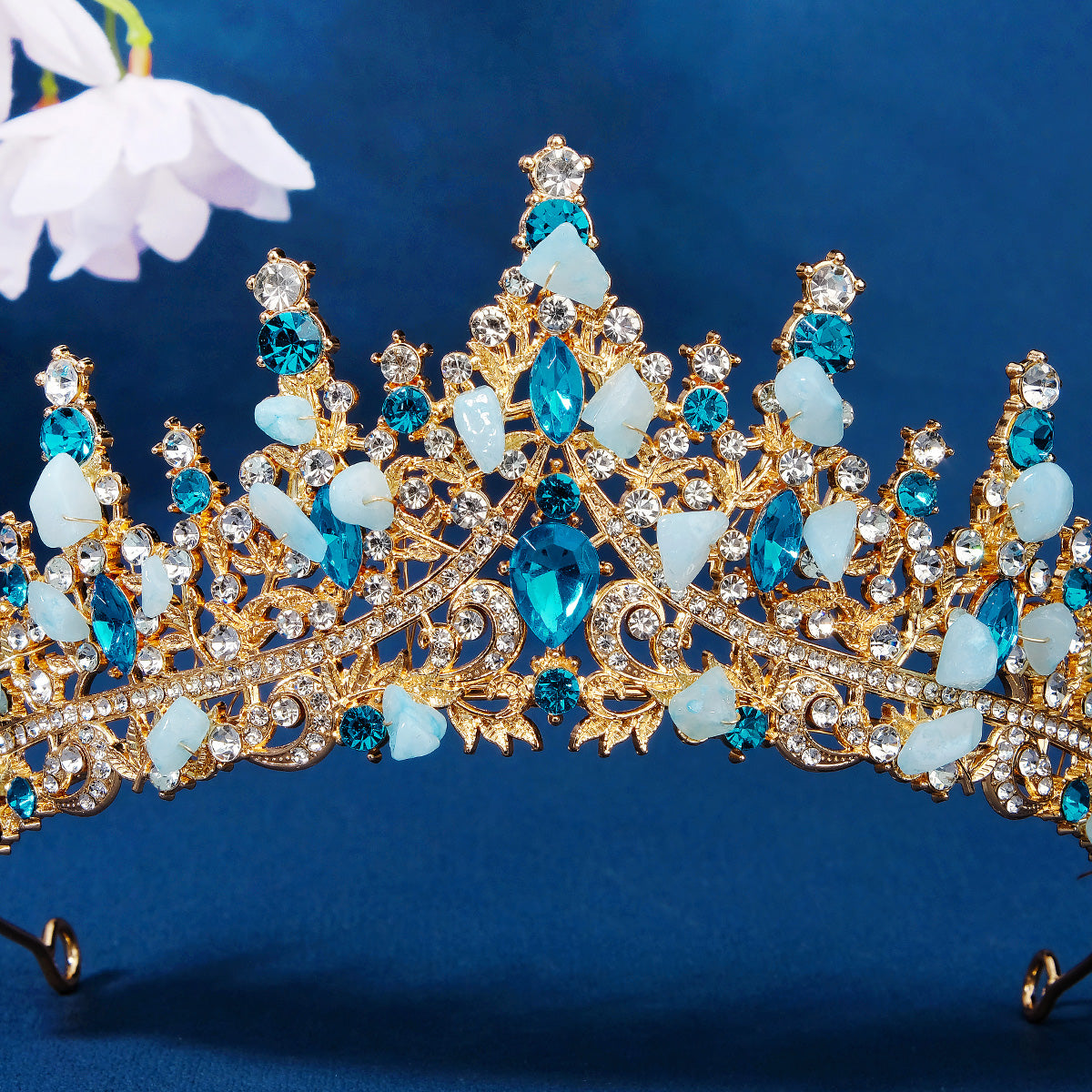 Miallo New Bridal Jewelry Gorgeous Handmade Crystal Beaded Delicate Hair Accessories For Bride TS-J3204
