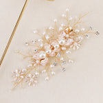 Load image into Gallery viewer, Miallo Exquisite Flower Shap Handmade Fashion Pearl Hair Clip Bridal Wedding Rhinestone Headpiece Jewelry For Women HS-J6147
