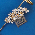 Load image into Gallery viewer, Miallo Vintage Elegant Rhinestone Flower Hair Side Comb Fashion Bridal Wedding Hair Accessories for Girl HS-J4272
