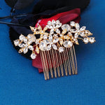 Load image into Gallery viewer, Miallo Vintage Elegant Rhinestone Flower Hair Side Comb Fashion Bridal Wedding Hair Accessories for Girl HS-J4272
