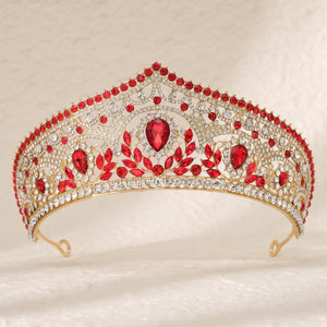 Miallo New Bridal Jewelry Exquisite Handmade Crystal Beaded Wedding Crown Dress Accessories Tiaras Wedding Supplies Holiday Gifts TS-J3212
