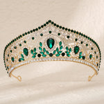 Load image into Gallery viewer, Miallo New Bridal Jewelry Exquisite Handmade Crystal Beaded Wedding Crown Dress Accessories Tiaras Wedding Supplies Holiday Gifts TS-J3212
