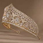 Load image into Gallery viewer, Miallo New Bridal Jewelry Exquisite Handmade Crystal Beaded Wedding Crown Dress Accessories Tiaras Wedding Supplies Holiday Gifts TS-J3212
