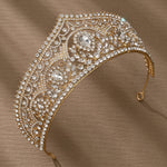Load image into Gallery viewer, Miallo New Bridal Jewelry Exquisite Handmade Crystal Beaded Wedding Crown Dress Accessories Tiaras Wedding Supplies Holiday Gifts TS-J3212
